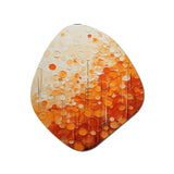 Tangerine Tango IV - Asymmetric Metal Wall Art