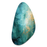 Teal Oasis III - Asymmetric Metal Wall Art