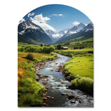 Colorado Landscape I - Asymmetric Metal Wall Art