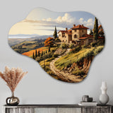 Country Charm Tuscan Splendor - Asymmetric Metal Wall Art