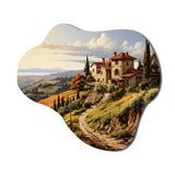 Country Charm Tuscan Splendor - Asymmetric Metal Wall Art