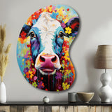 Cow Whimsy - Asymmetric Metal Wall Art