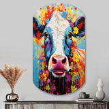 Cow Whimsy - Asymmetric Metal Wall Art