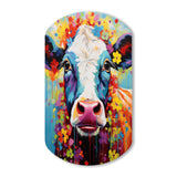 Cow Whimsy - Asymmetric Metal Wall Art