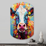 Cow Whimsy - Asymmetric Metal Wall Art