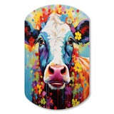 Cow Whimsy - Asymmetric Metal Wall Art