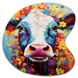 Cow Whimsy - Asymmetric Metal Wall Art