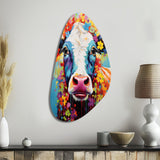 Cow Whimsy - Asymmetric Metal Wall Art