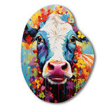 Cow Whimsy - Asymmetric Metal Wall Art