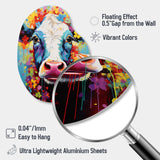 Cow Whimsy - Asymmetric Metal Wall Art