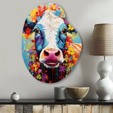 Cow Whimsy - Asymmetric Metal Wall Art