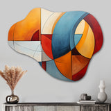 Cubism Geometric Form I - Asymmetric Metal Wall Art