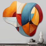 Cubism Geometric Form I - Asymmetric Metal Wall Art