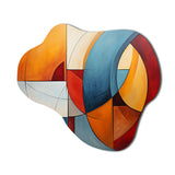 Cubism Geometric Form I - Asymmetric Metal Wall Art