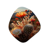 Desert Euphoria Cactus II - Asymmetric Metal Wall Art