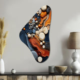 Desert Tapestry Collage III - Asymmetric Metal Wall Art