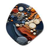 Desert Tapestry Collage III - Asymmetric Metal Wall Art