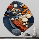 Desert Tapestry Collage III - Asymmetric Metal Wall Art