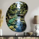 Dominican Harmony Of Nature - Asymmetric Metal Wall Art