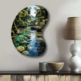 Dominican Harmony Of Nature - Asymmetric Metal Wall Art