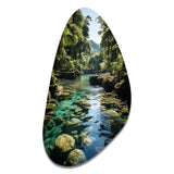 Dominican Harmony Of Nature - Asymmetric Metal Wall Art