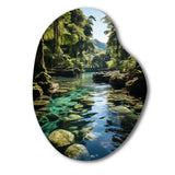 Dominican Harmony Of Nature - Asymmetric Metal Wall Art