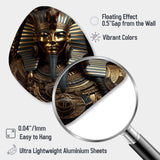 Egypt Golden Pharaoh - Asymmetric Metal Wall Art