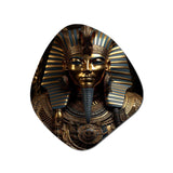 Egypt Golden Pharaoh - Asymmetric Metal Wall Art