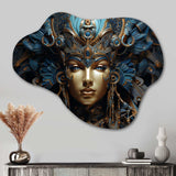 Egypt Pharaohs Dream Woman II - Asymmetric Metal Wall Art