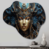 Egypt Pharaohs Dream Woman II - Asymmetric Metal Wall Art