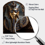 Egypt Pharaohs Regalia - Asymmetric Metal Wall Art