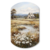 Farmhouse Quiet Retreat I - Asymmetric Metal Wall Art