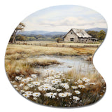 Farmhouse Quiet Retreat I - Asymmetric Metal Wall Art