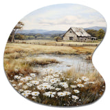 Farmhouse Quiet Retreat I - Asymmetric Metal Wall Art