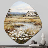 Farmhouse Quiet Retreat I - Asymmetric Metal Wall Art