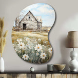 Farmhouse Quiet Retreat II - Asymmetric Metal Wall Art