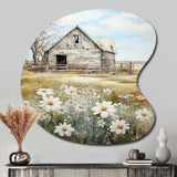 Farmhouse Quiet Retreat II - Asymmetric Metal Wall Art