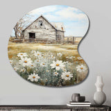 Farmhouse Quiet Retreat II - Asymmetric Metal Wall Art