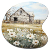 Farmhouse Quiet Retreat II - Asymmetric Metal Wall Art