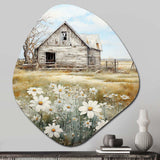 Farmhouse Quiet Retreat II - Asymmetric Metal Wall Art