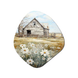 Farmhouse Quiet Retreat II - Asymmetric Metal Wall Art