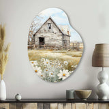 Farmhouse Quiet Retreat II - Asymmetric Metal Wall Art