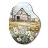 Farmhouse Quiet Retreat II - Asymmetric Metal Wall Art