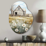 Farmhouse Quiet Retreat II - Asymmetric Metal Wall Art