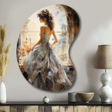 Fashion 1870S Victorian Portrait I - Asymmetric Metal Wall Art