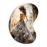 Fashion 1870S Victorian Portrait I - Asymmetric Metal Wall Art