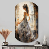 Fashion 1870S Victorian Portrait I - Asymmetric Metal Wall Art