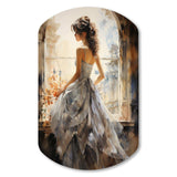 Fashion 1870S Victorian Portrait I - Asymmetric Metal Wall Art