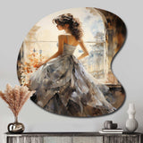 Fashion 1870S Victorian Portrait I - Asymmetric Metal Wall Art