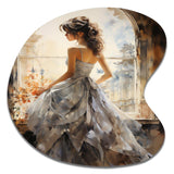 Fashion 1870S Victorian Portrait I - Asymmetric Metal Wall Art